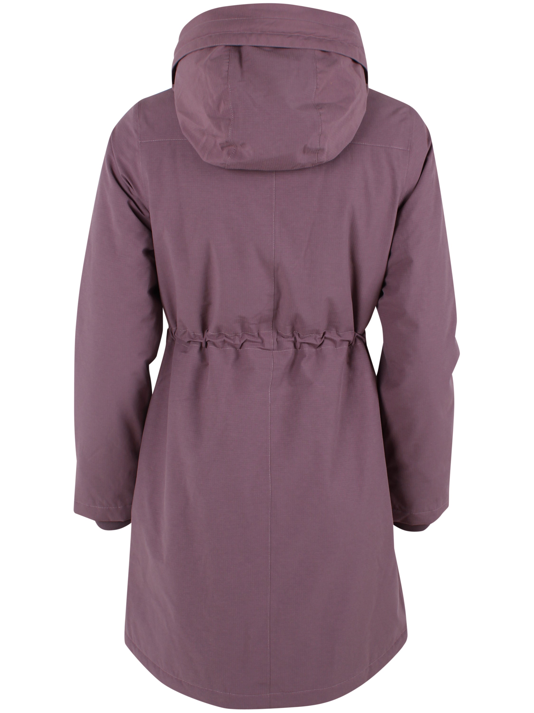 Danefae Winter Regenparka Dames Danenora Grey Plum back
