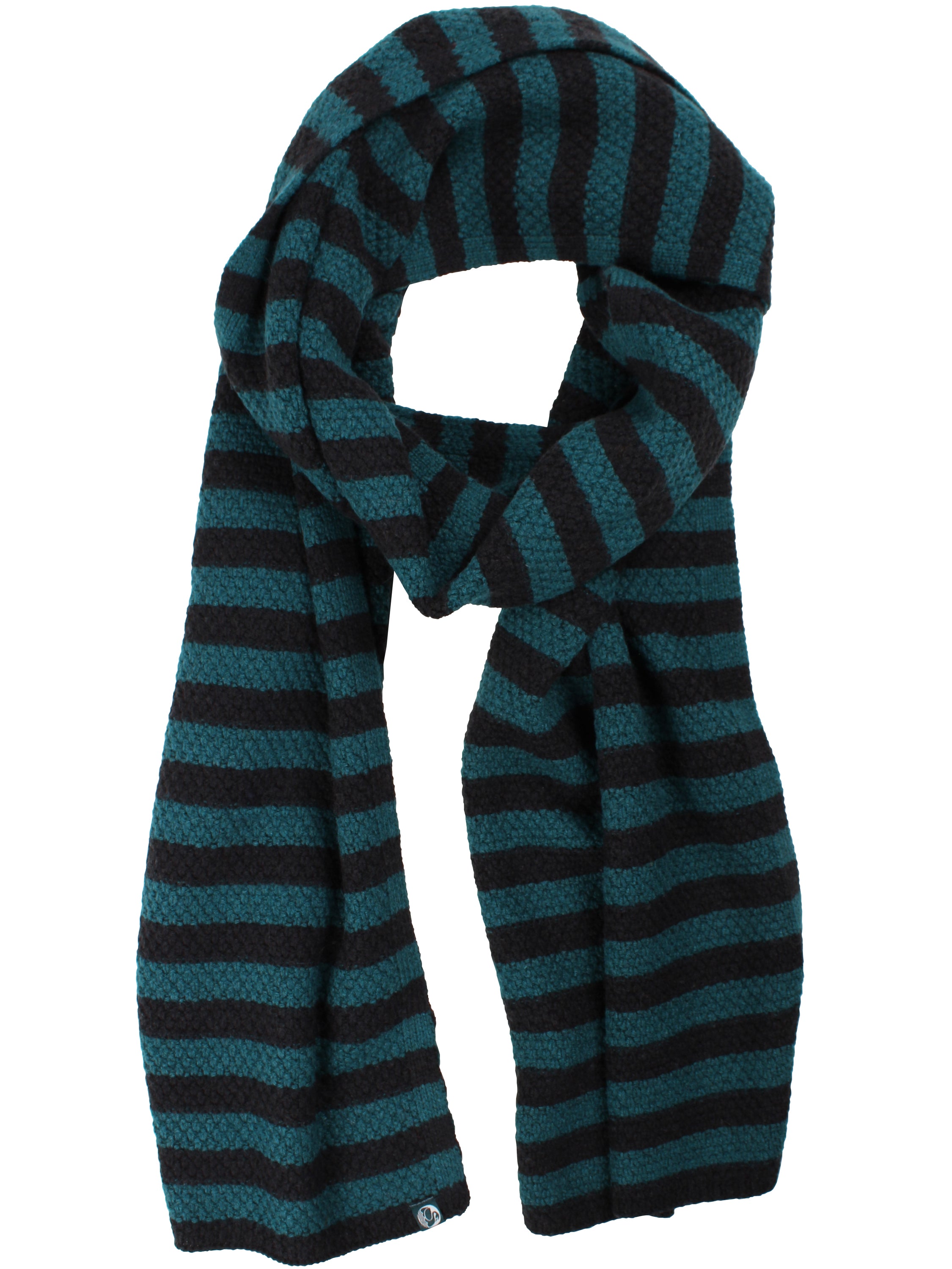 Danefea Daneboa Wool Scarf Black/ Dark Slate