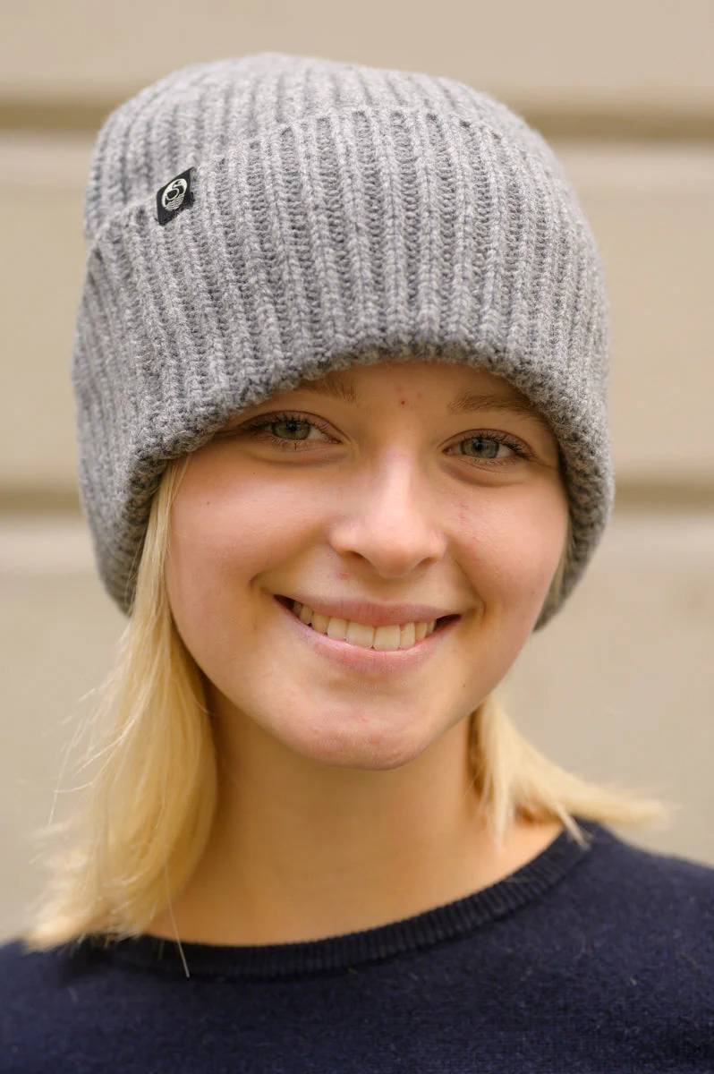Danefea Danewarm Thoughts Merino Beanie Heather Grey