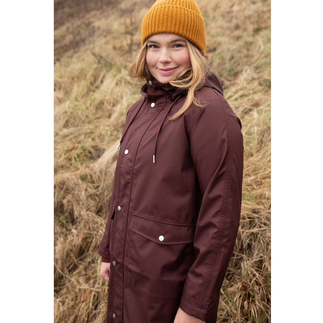 Danefae Raincoat Women Danegarden Bordeaux