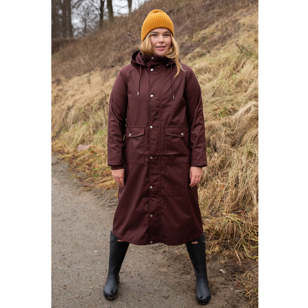 Danefae Raincoat Women Danegarden Bordeaux