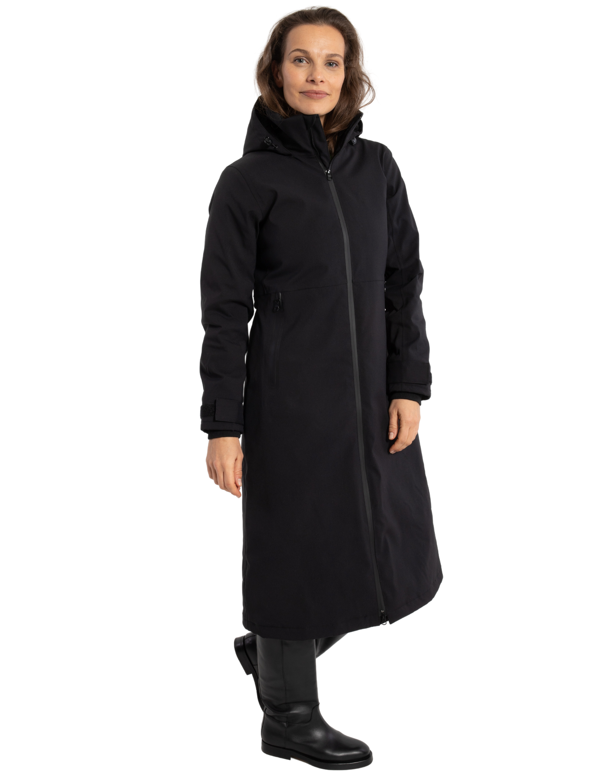 Danefae Premium Winterregenmantel Damen Danesandur Schwarz 