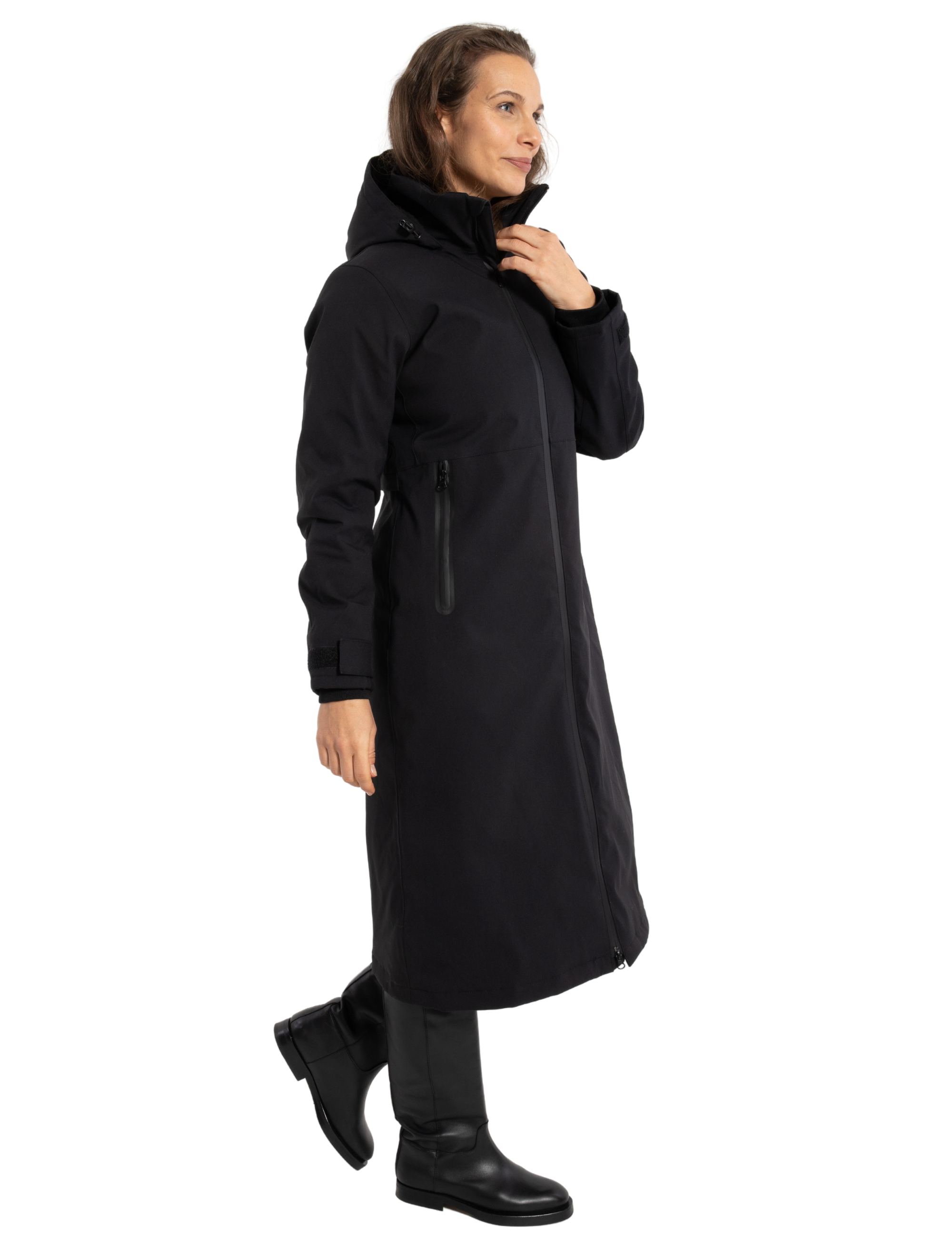 Danefae Premium Winter Raincoat Women Danesandur Black 