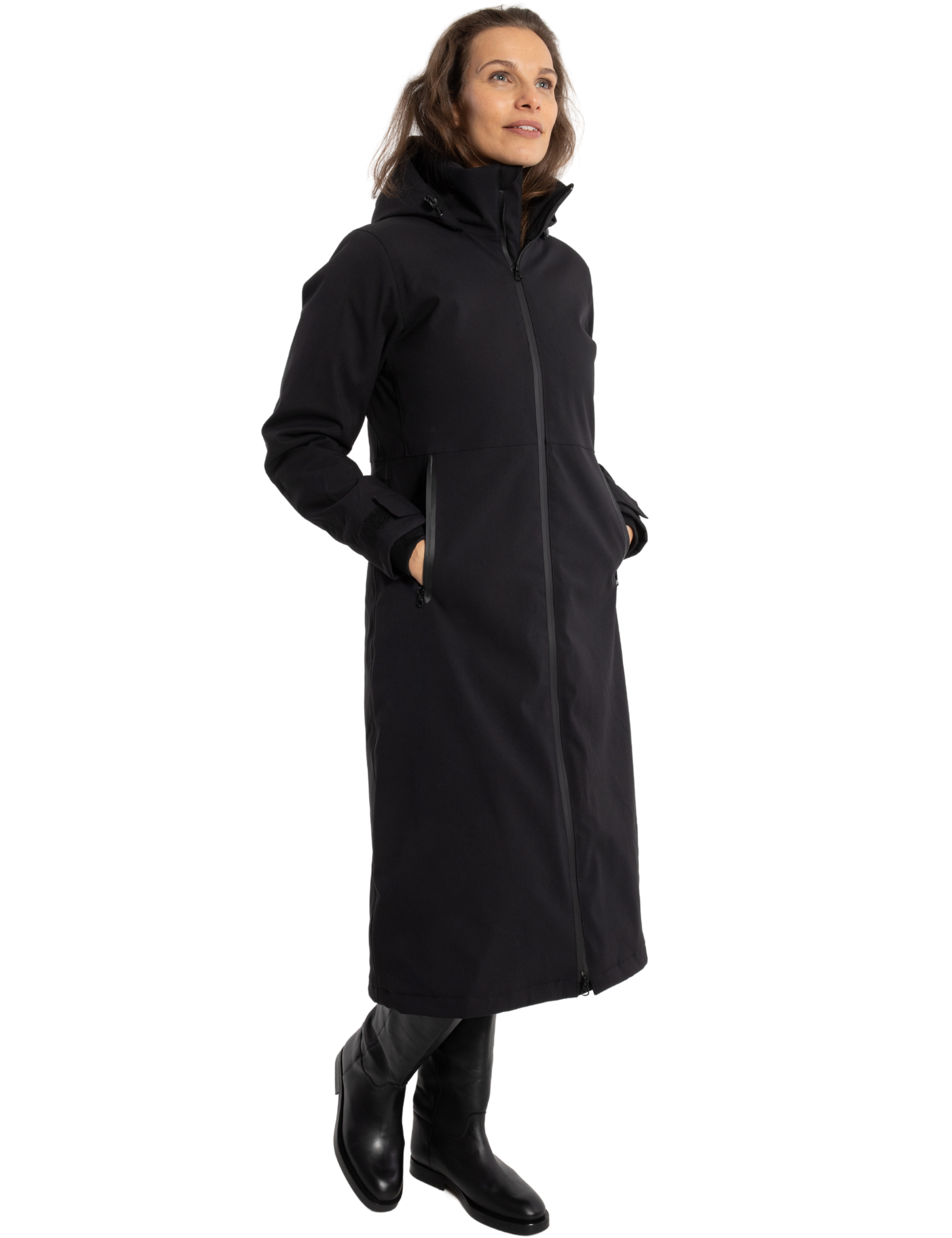 Danefae Premium Winter Raincoat Women Danesandur Black 