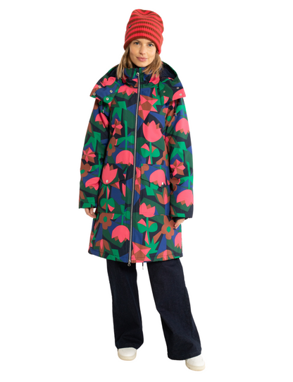 Danefae Raincoat Ladies Daneturell Flower Print 