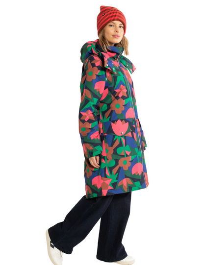 Danefae Raincoat Ladies Daneturell Flower Print 