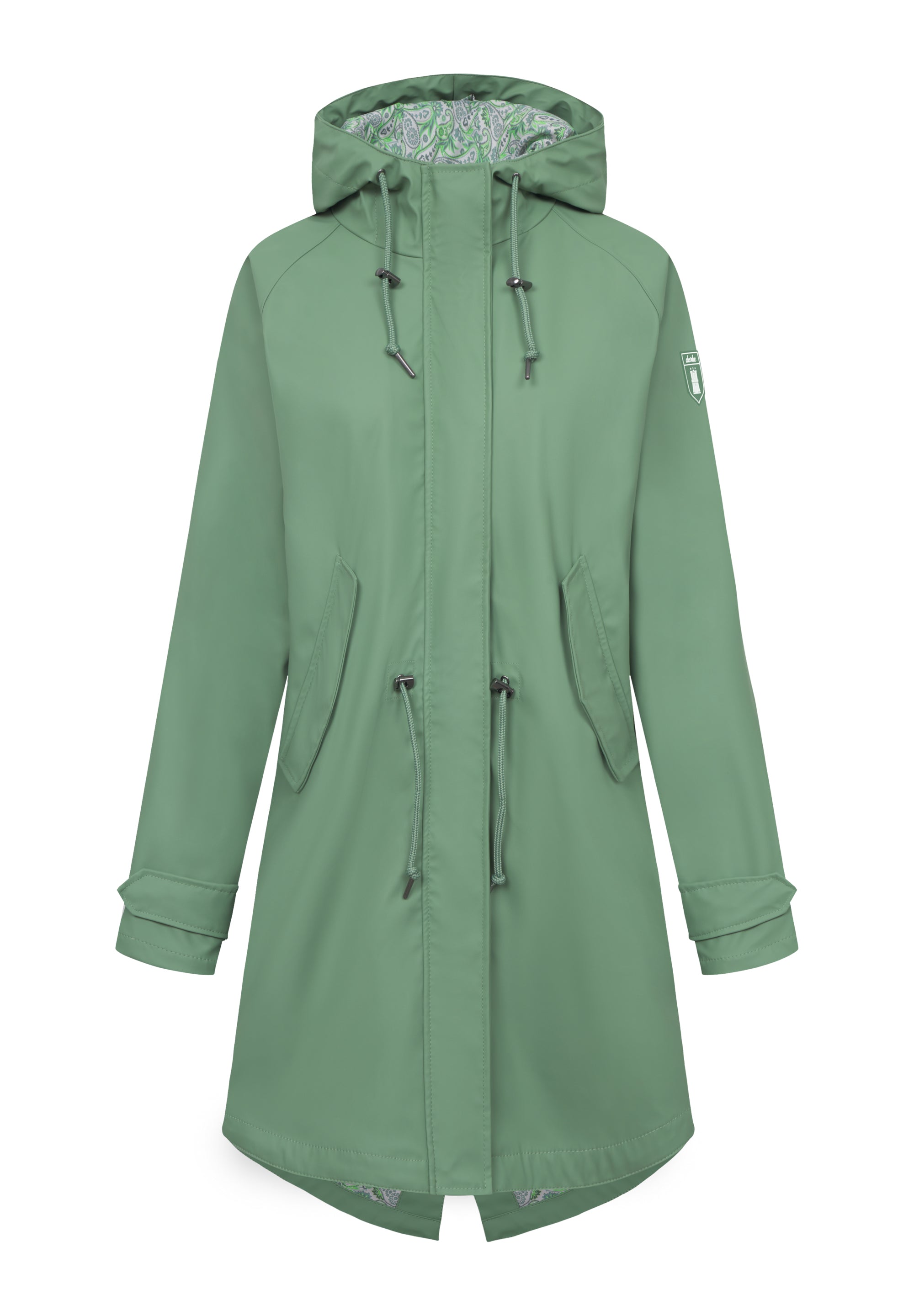 Derbe Friese Traveby Hedge Green  front