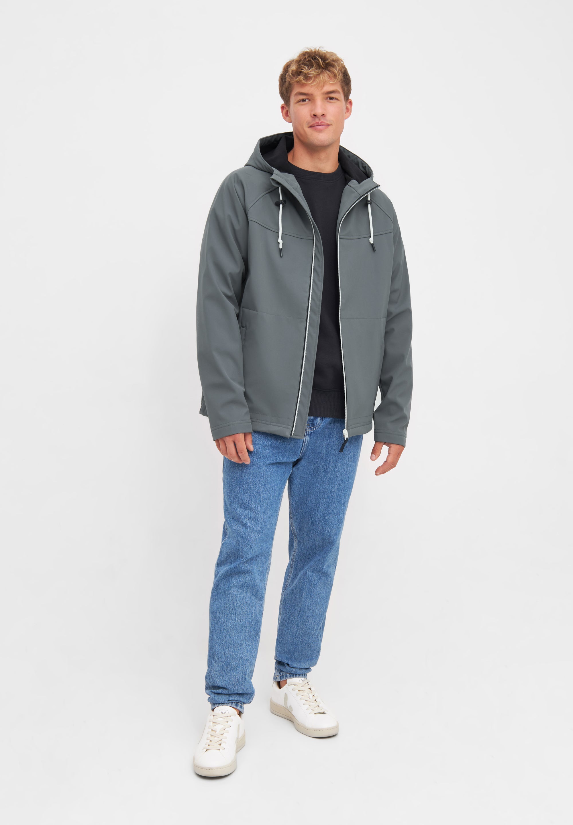 Derbe Isleby Softshell Lava Smoke Navy model