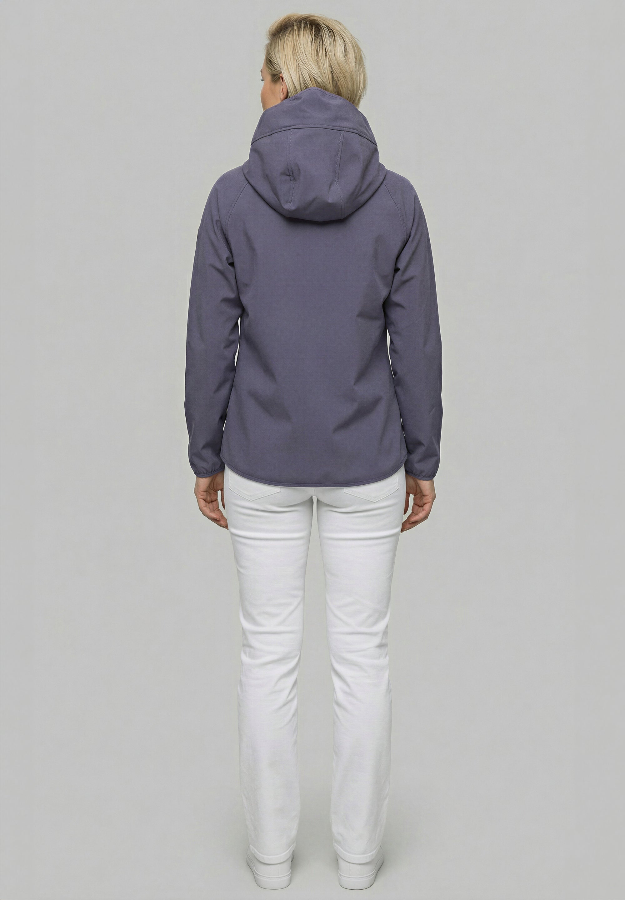 Derbe Peutby Purple Sage/ Lila grey model back