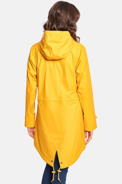 Derbe Regenjas Dames Traveby Friese Fisher Geel achter