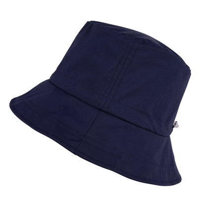 Happy Rainy Days Rain Hat Foldable Black 