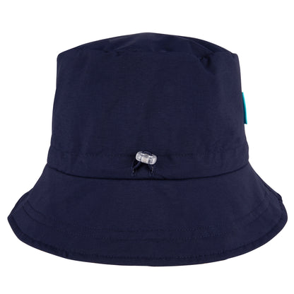 Happy Rainy Days Rain Hat Foldable Black 