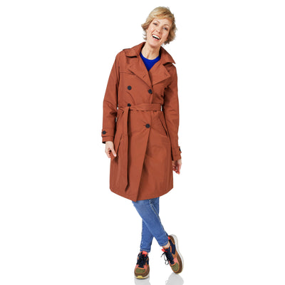 Happy Rainy Days Trenchcoat Geneve Kangaroo Rust
