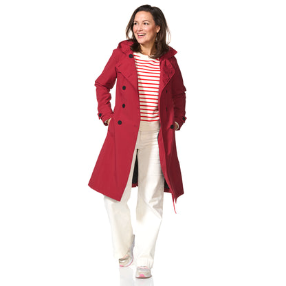 Happy Rainy Days Trenchcoat Geneve Donkerrood