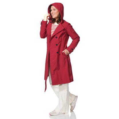 Happy Rainy Days Trenchcoat Geneve Donkerrood