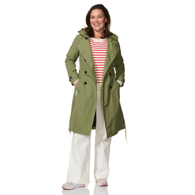 Happy Rainy Days Trenchcoat Genf Moosgrün 