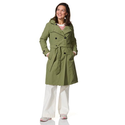 Happy Rainy Days Trenchcoat Genf Moosgrün 