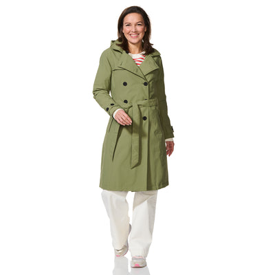 Happy Rainy Days Trenchcoat Genf Moosgrün 