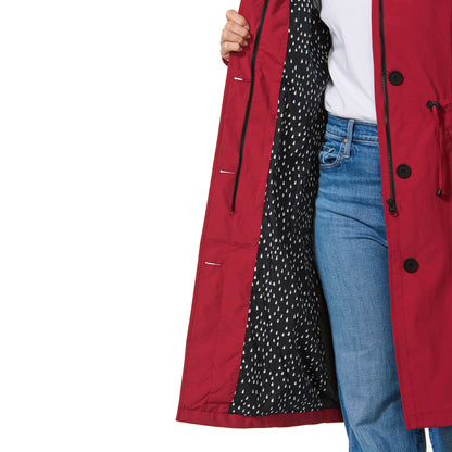 Happy Rainy Days Regenjas Porto Donkerrood