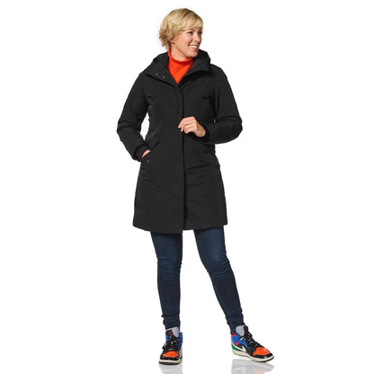 Happy Rainy Days Winter Jacket Women Orlando Black