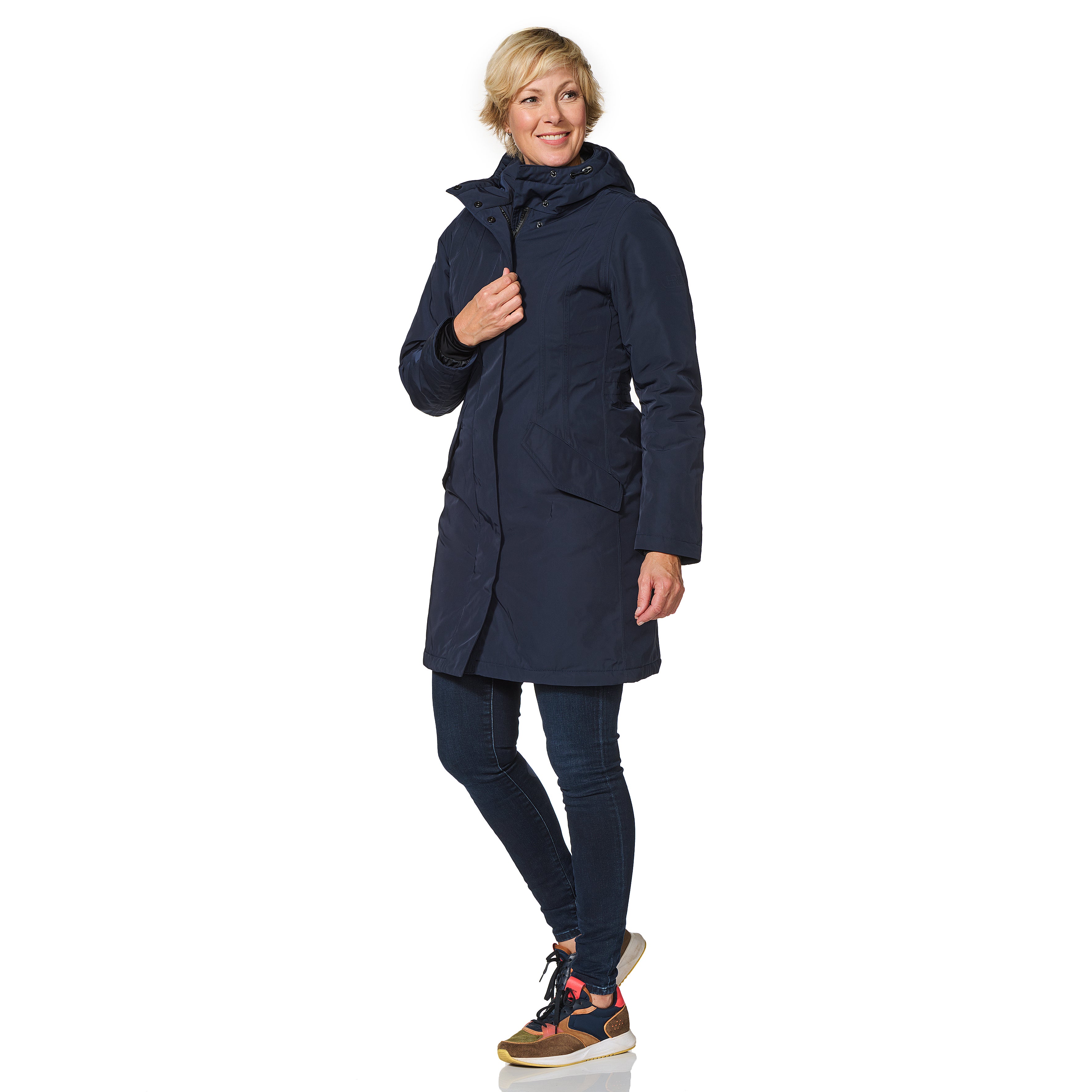 Happy Rainy Days Winterjacke Damen Orlando Blue