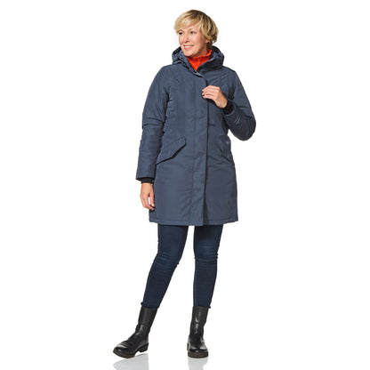 Happy Rainy Days Winter Jacket Women Orlando Blue