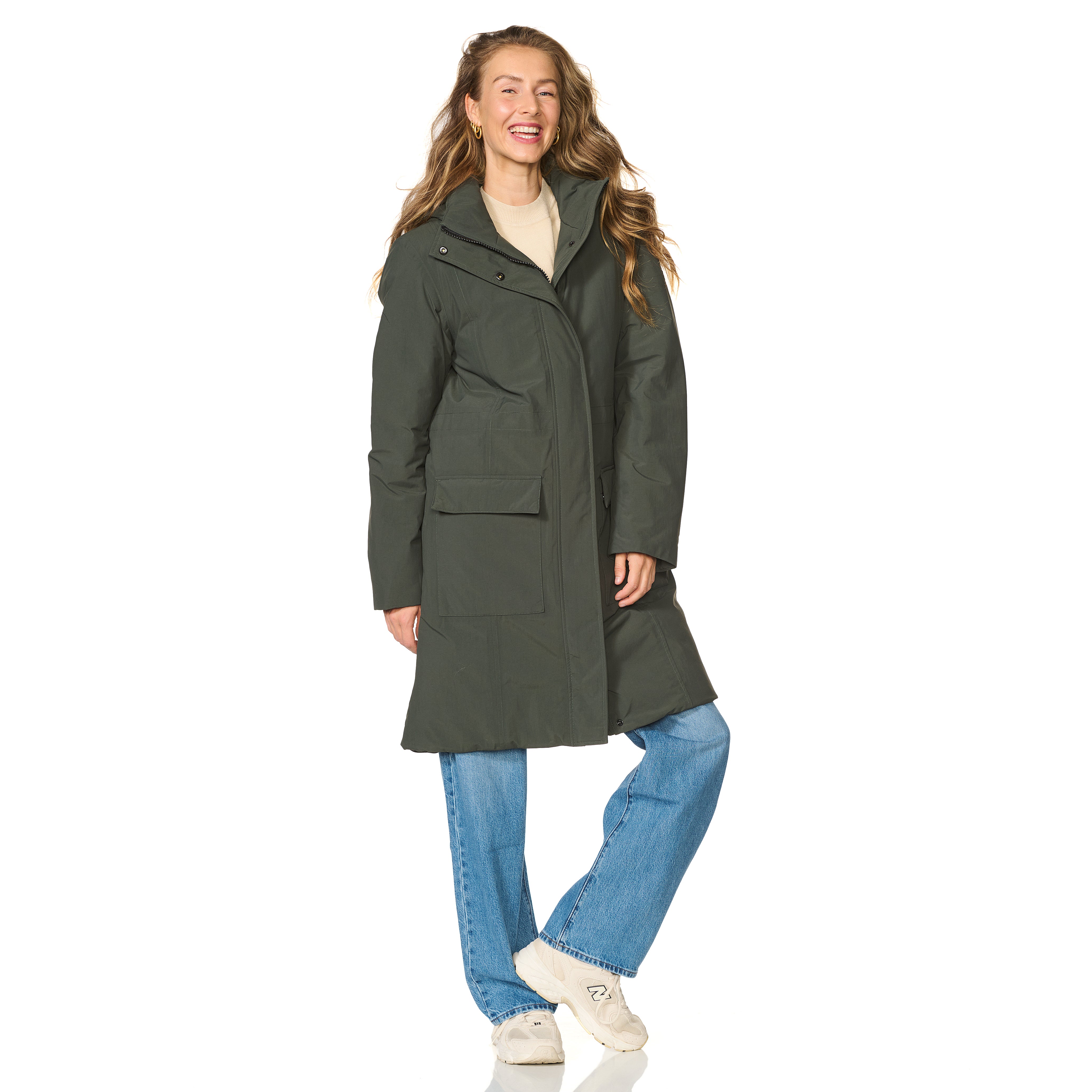 Happy Rainy Days Winterregenmantel Aspen Dunkelgrün