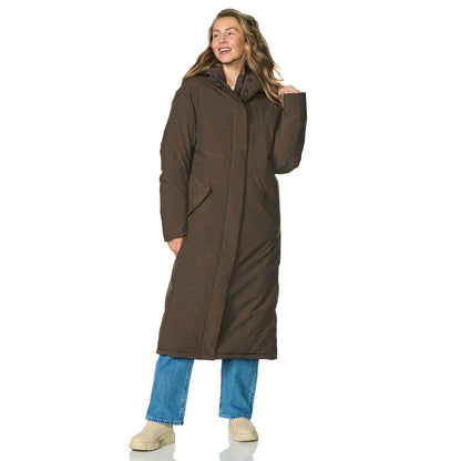 Happy Rainy Days Winter Regenmantel Damen Vancouver Dunkelbraun