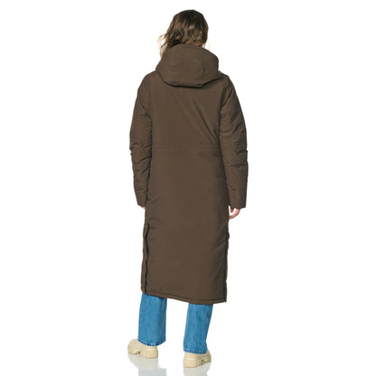 Happy Rainy Days Winter Regenmantel Damen Vancouver Dunkelbraun