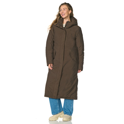 Happy Rainy Days Winter Regenmantel Damen Vancouver Dunkelbraun