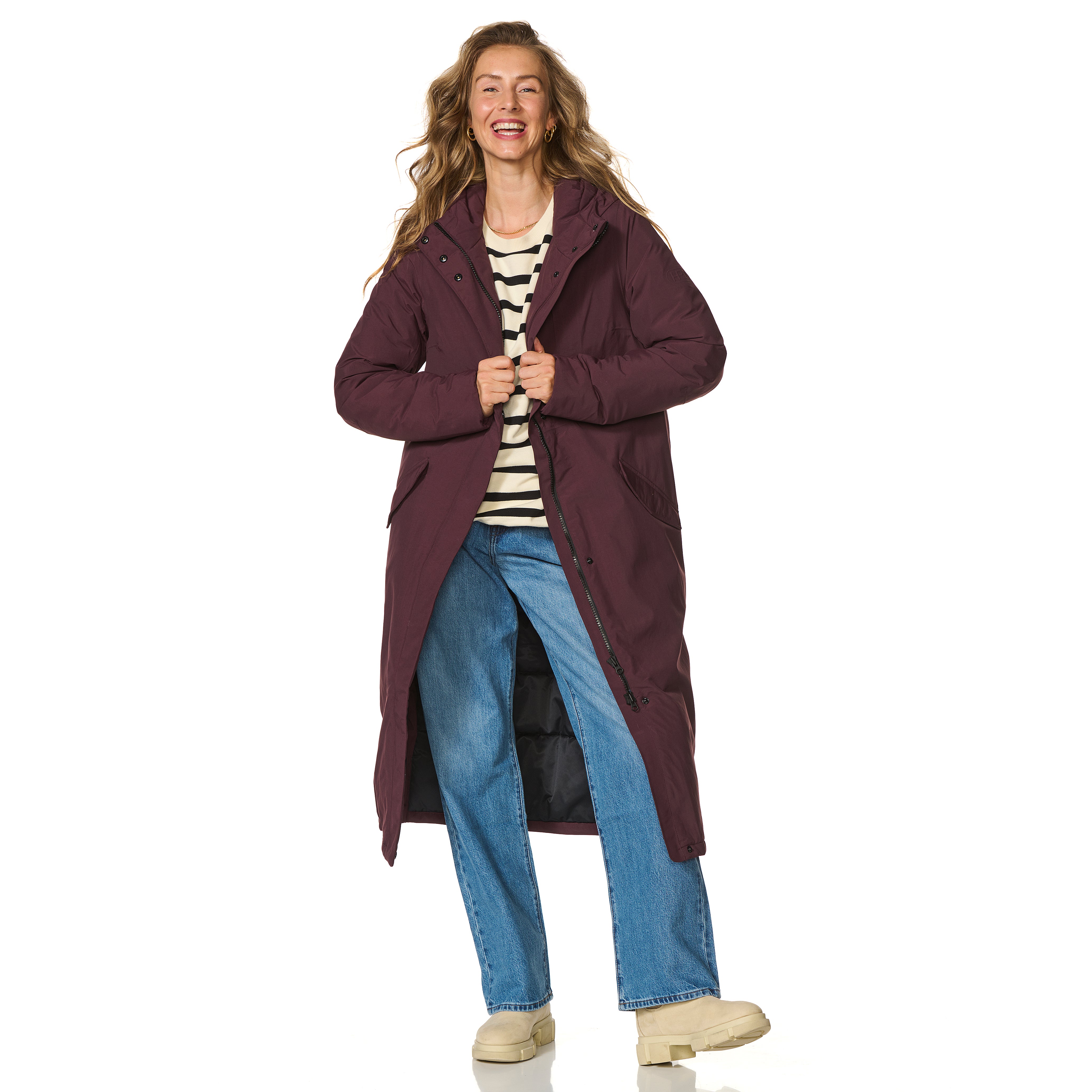 Happy Rainy Days Winter Regenjas Dames Vancouver Burgandy