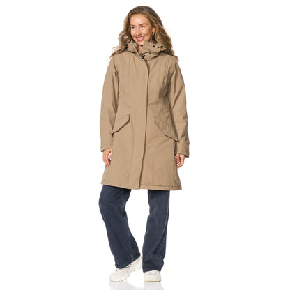Happy Rainy Days Winter Jacket Women Orlando Black