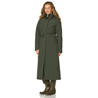 Happy Rainy Days Extra langer Regenmantel gepolstert Toronto Dunkelgrün 