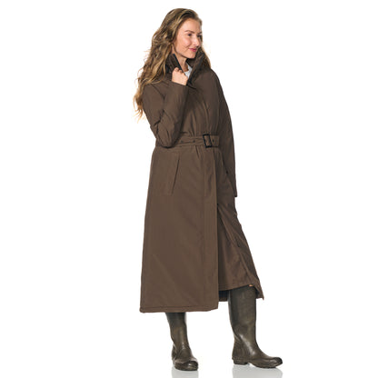 Happy Rainy Days Extra Long Raincoat Quilted Toronto Burgandy Red 