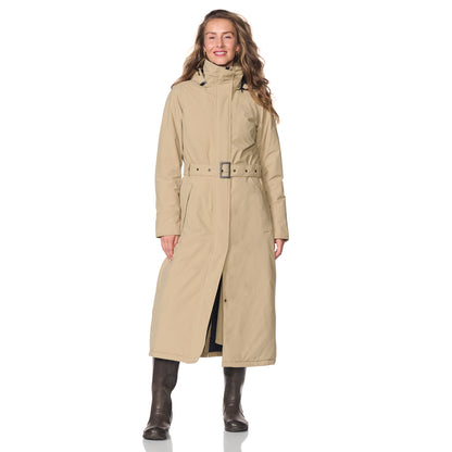 Happy Rainy Days Extra Long Raincoat Quilted Toronto Beige 