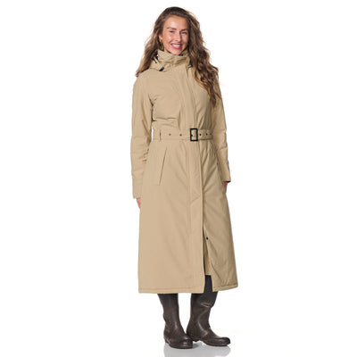 Happy Rainy Days Extra langer Regenmantel gesteppt Toronto Beige 
