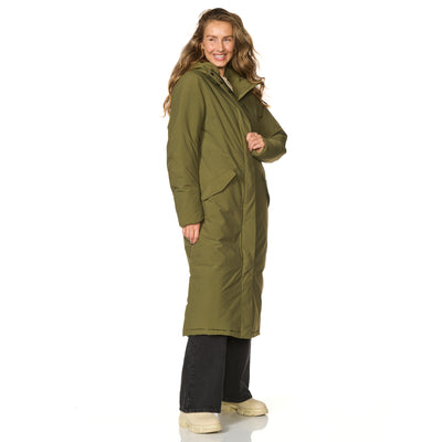 Happy Rainy Days Winter Regenmantel Damen Vancouver Olive