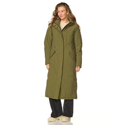 Happy Rainy Days Winter Regenmantel Damen Vancouver Olive