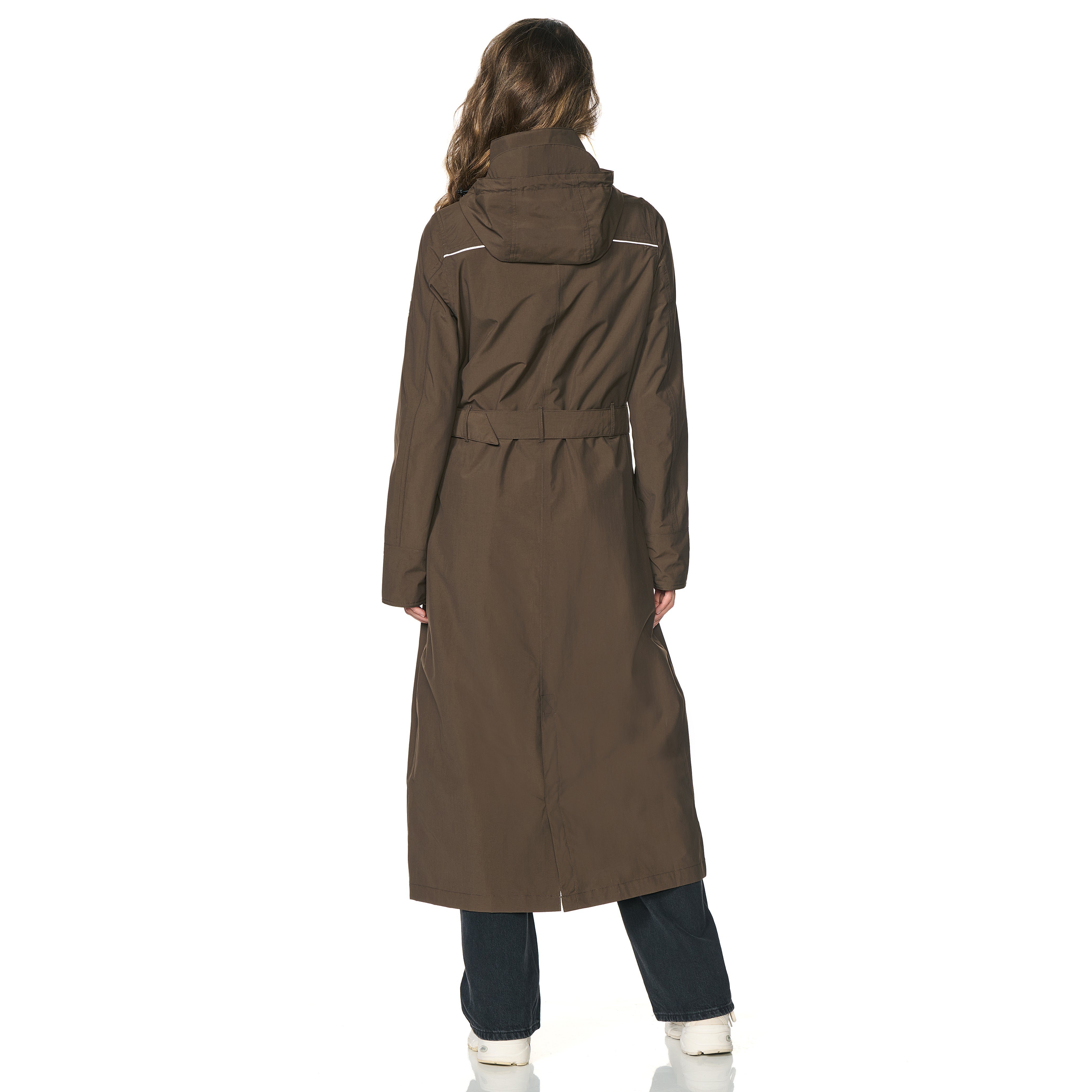 Happy Rainy Days Extra Long Raincoat Montreal Dark Brown