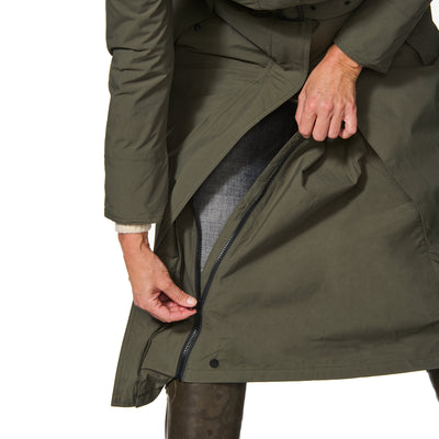 Happy Rainy Days Extra langer Regenmantel Montreal Olive 