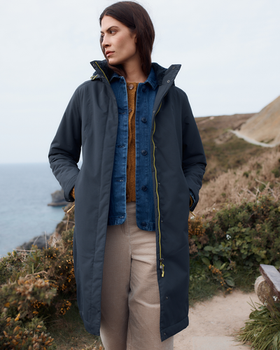 Seasalt Winter Parka Dames Janelle Donkerblauw/ Squid Ink