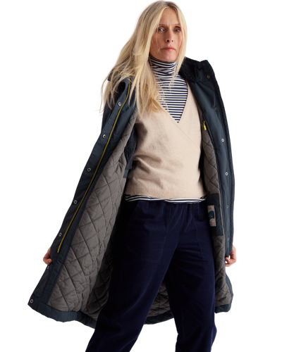 Seasalt Winter Parka Dames Janelle Donkerblauw/ Squid Ink