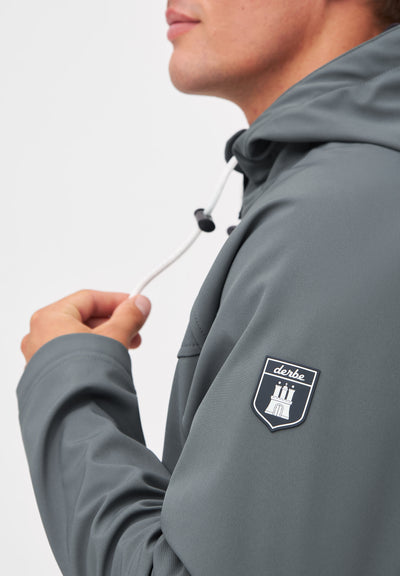 Derbe Isleby Softshell Lava Smoke Navy