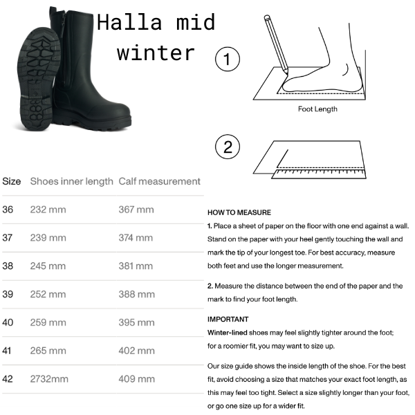 Tretorn Halla Mid Winter Black
