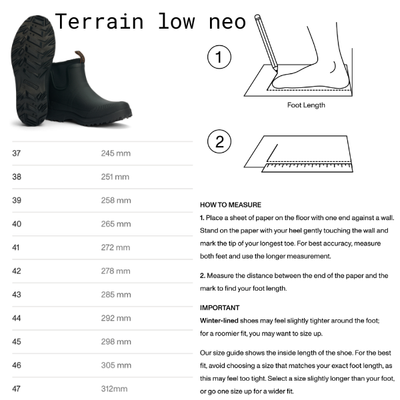 Tretorn Terrain Low Neo Regenlaarzen