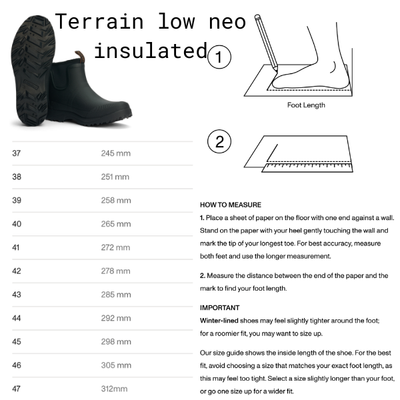 Tretorn Terrain Low Neo Winter Regenlaarzen