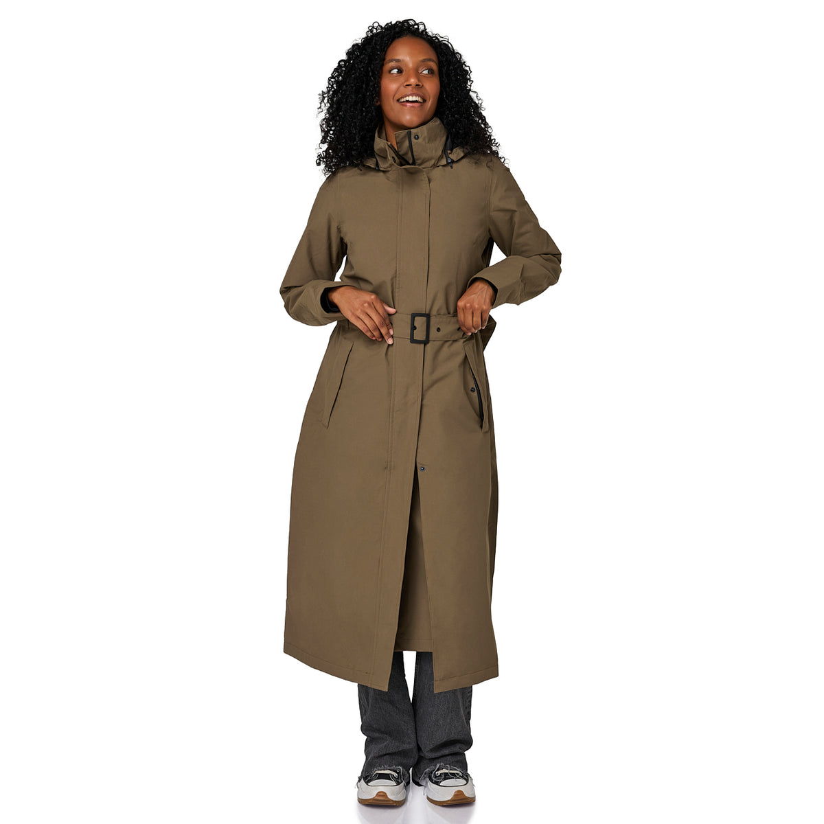 Happy Rainy Days Extra Lange Regenjas Montreal Brown