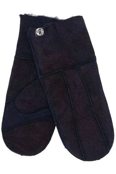 Handschuhe aus Schaffell Marineblau