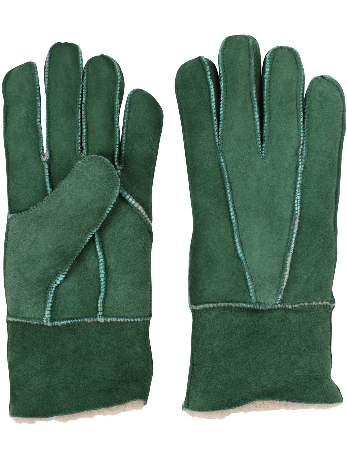 Danefæ No Waste Sheepskin Finger Gloves – Fall Green
