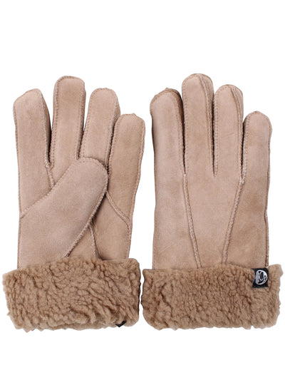 Danefæ No Waste Sheepskin Finger Gloves – Light Camel